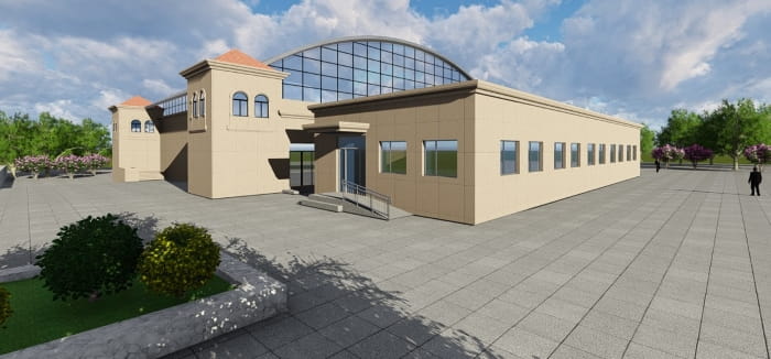 Concept rendering: North Gym