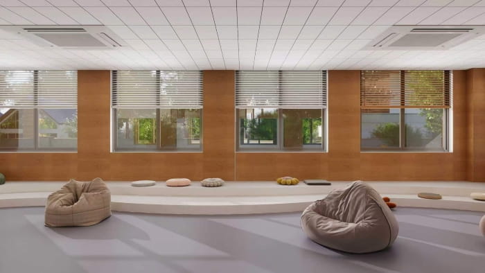 Concept rendering: Secondary building 1F