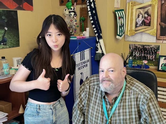 Susan Li and Mr. Troutman